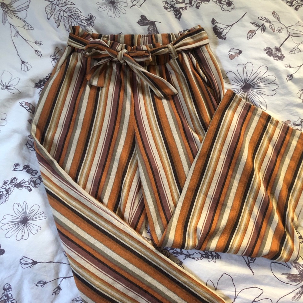 striped pants